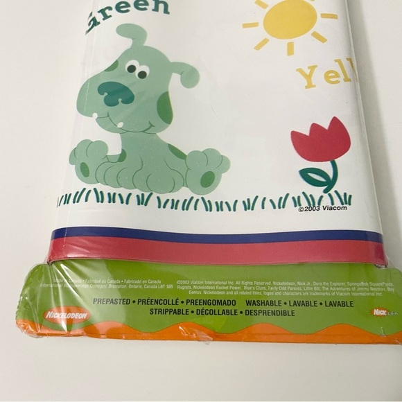 Vtg 2003 Nickelodeon Blues Clues Wallcovering Decorative Borders Lot of 3 - Picture 10 of 16
